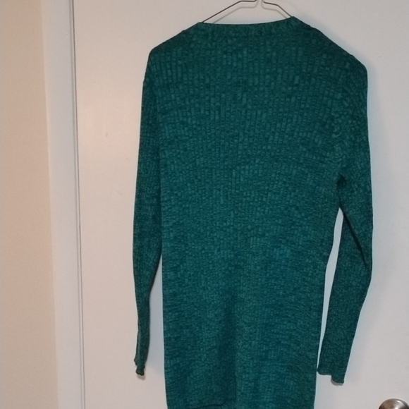Green Cardigan Sweater - Picture 3 of 7